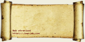 Jovana Milinović vizit kartica